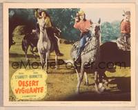 9k214 DESERT VIGILANTE signed LC '49 by Peggy Stewart, who's with Starrett & Smiley on horseback!