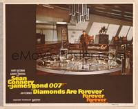 9k217 DIAMONDS ARE FOREVER LC #8 '71 Sean Connery as James Bond walking over huge scale model!