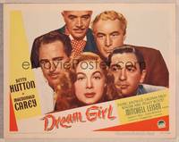 9k222 DREAM GIRL LC #5 '48 great posed image of Betty Hutton surrounded by four male leads!