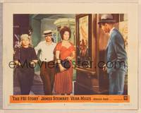 9k235 FBI STORY LC #8 '59 Jean Willes as the lady in red by real Gable movie poster!