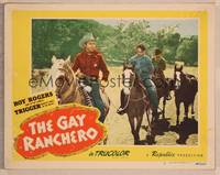 9k256 GAY RANCHERO LC #2 '48 sheriff Roy Rogers & Trigger bring back two bad guys!