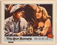 9k266 GUN RUNNERS LC #8 '58 close up of Audie Murphy & sexy Gita Hall, directed by Don Siege!