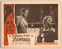 9k282 I WALKED WITH A ZOMBIE LC #6 R56 Tom Conway stares at pretty Frances Dee!