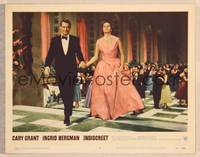 9k290 INDISCREET LC #3 '58 Cary Grant in tuxedo with Ingrid Bergman at fancy ball!