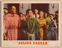 9k304 JULIUS CAESAR LC #5 '53 Marlon Brando as Marc Antony with Louis Calhern as Julius Caesar!