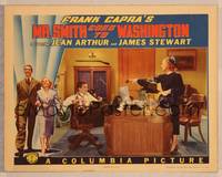 9k340 MR. SMITH GOES TO WASHINGTON LC '39 Frank Capra, Jean Arthur w/James Stewart in his office!