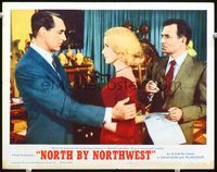 9k357 NORTH BY NORTHWEST LC #4 R66 Alfred Hitchcock, Cary Grant, Eva Marie Saint, James Mason