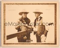 9k360 O'MALLEY OF THE MOUNTED LC '21 close up art of Mountie William S. Hart with local sheriff!