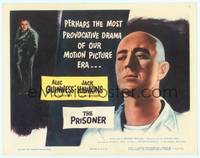9k095 PRISONER TC '55 Jack Hawkins accuses bald Cardinal Alec Guinness of treason!