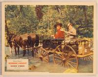 9k405 ROBBER'S ROOST LC '33 Zane Grey, George O'Brien in carriage with old lady crossing stream!