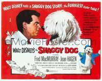 9k107 SHAGGY DOG TC '59 Disney, Fred MacMurray in the funniest sheep dog story ever told!