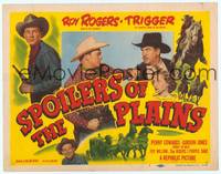 9k112 SPOILERS OF THE PLAINS style B signed TC '51 by Penny Edwards, great images of Roy Rogers!