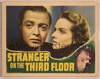 9k443 STRANGER ON THE THIRD FLOOR LC '40 wonderful close up of Peter Lorre & Margaret Tallichet!