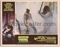 9k452 SWAMP THING LC #4 '82 Wes Craven, close up of man with sword about to attack him!