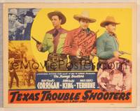 9k460 TEXAS TROUBLE SHOOTERS signed LC '42 by Ray Crash Corrigan, who's with Dusty & Alibi Terhune!