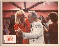 9k462 THAT'S LIFE signed LC #7 '86 by Jack Lemmon, who's dancing close with Sally Kellerman!