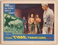 9k471 TIME TRAVELERS LC #7 '64 cool Reynold Brown border art, wacky future aliens!