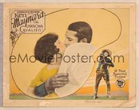 9k490 UNKNOWN CAVALIER LC '26 romantic kiss close up of Ken Maynard & pretty Kathleen Collins!