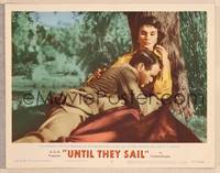 9k491 UNTIL THEY SAIL LC #5 '57 U.S. Marine Paul Newman in love with New Zealander Jean Simmons!