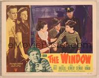 9k512 WINDOW LC #7 '49 Barbara Hale & Arthur Kennedy doubt their son Bobby Driscoll!