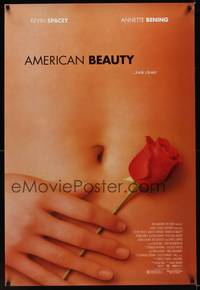 9m064 AMERICAN BEAUTY DS 1sh '99 Sam Mendes Academy Award winner, sexy close up image!