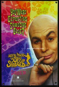 9m073 AUSTIN POWERS: THE SPY WHO SHAGGED ME teaser 1sh '99 Mike Myers as Dr. Evil!