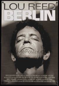 9m102 BERLIN 1sh '07 Julian Schnabel directed, Lou Reed live performance!