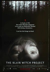 9m105 BLAIR WITCH PROJECT 1sh '99 Daniel Myrick & Eduardo Sanchez horror cult classic!