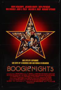 9m112 BOOGIE NIGHTS DS 1sh '97 John C. Reilly, Mark Wahlberg as Dirk Diggler!