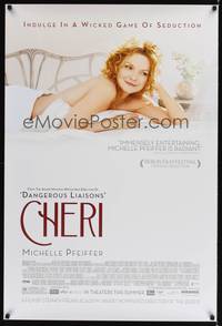 9m139 CHERI advance DS 1sh '09 Stephen Frears directred, sexy Michell Pfeiffer in bed!