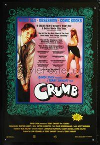9m154 CRUMB 1sh '95 underground comic book artist and writer, Robert Crumb!