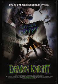 9m171 DEMON KNIGHT advance 1sh '95 Billy Zane, Tales from the Crypt, great image of Crypt-Keeper!