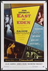 9m185 EAST OF EDEN DS 1sh R05 first James Dean, John Steinbeck, directed by Elia Kazan!