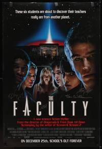 9m027 FACULTY advance signed 1sh '98 by Kevin Willamson, Duvall, Robert Patrick, Robert Rodriguez!