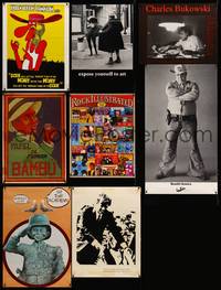 9m019 MISCELLANEOUS VINTAGE & COMMERCIAL POSTERS lot of 16 commercial posters '70s-80s cool!