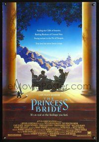 9m449 PRINCESS BRIDE 1sh '87 Rob Reiner fantasy classic as real as the feelings you feel!