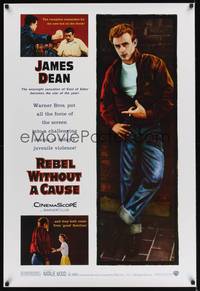 9m461 REBEL WITHOUT A CAUSE DS 1sh R05 Nicholas Ray, James Dean was a bad boy from a good family!