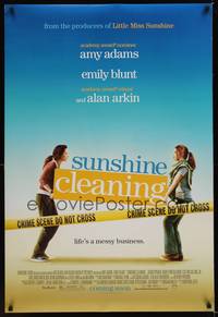 9m535 SUNSHINE CLEANING advance DS 1sh '09 Amy Adams, Emily Blunt, life's a messy business!
