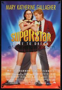 9m539 SUPERSTAR DS 1sh '99 SNL, Molly Shannon as Mary Katherine Gallagher, Will Ferrell!