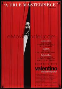 9m576 VALENTINO: THE LAST EMPEROR int'l DS 1sh '08 Matt Tyrnauer documentary!