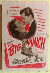 9p082 BIG PUNCH 1sh '48 Gordon MacRae kissed his way into trouble, boxing!