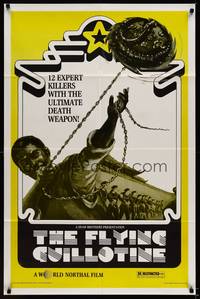 9p253 FLYING GUILLOTINE 1sh R80 Shaw Brothers, 12 expert killer with ultimate deady weapon!
