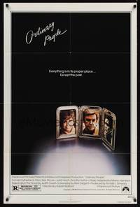 9p591 ORDINARY PEOPLE 1sh '80 Donald Sutherland, Mary Tyler Moore, directed by Robert Redford!