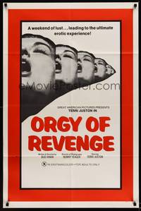 9p593 ROOM 11 1sh '70 Bunny Yeager photography, x-rated, Orgy of Revenge!