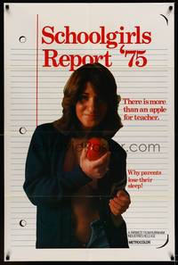9p730 SCHOOLGIRLS REPORT '75 1sh '70s she's got more than an apple for the teacher!