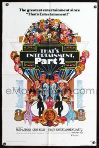9p870 THAT'S ENTERTAINMENT PART 2 style C 1sh '75 Fred Astaire, Gene Kelly & many MGM greats!