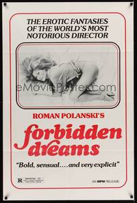 9p955 WHAT 1sh R70s Notorious director Roman Polanski comedy, Forbidden Dreams!
