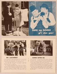 9r543 GOG OG GOKKE GI'R DEN GAS! Danish program 1950s compilation of two different movies!