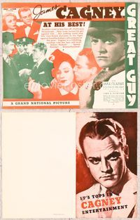 9r091 GREAT GUY herald '36 many great images of James Cagney, pretty Mae Clarke!