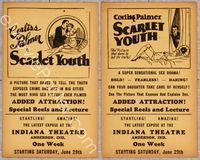 9r135 SCARLET YOUTH herald '28 the most vivid sex picture ever filmed that dares to tell the truth!
